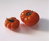 Two beefsteak tomatoes