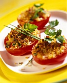 Baked stuffed tomatoes with Parmesan