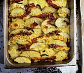 Sformato di patate e Provolone (potato and Provolone bake)