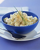 Potato salad with fresh chives