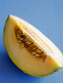 Slice of cantaloupe melon