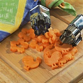 Various cutters for carrots
