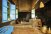 Traditional Indian kitchen
