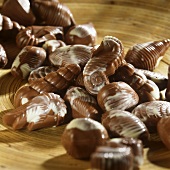 Belgische Schokoladen-Meeresfrüchte