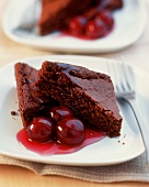 Cherry-choc brownies