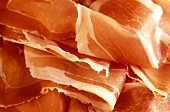 Thinly-sliced air-dried ham