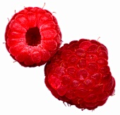 Two raspberries