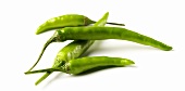 Green chili peppers