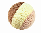 Scoop of ice cream Fürst Pückler style