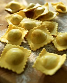 Home-made ravioli