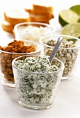 Various cottage cheese dips