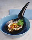 Steamed oysters with chilli and ginger