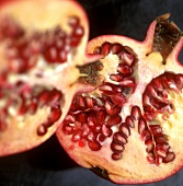 Pomegranate, halved