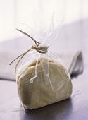 Shortcrust pastry in plastic bag