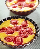 Strawberry custard