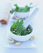 Asian pesto with cashew nuts
