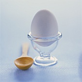 Breakfast egg in eggcup