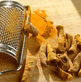 Turmeric with grater