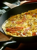 Omelett mit Tomaten und Thymian