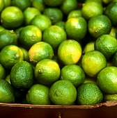 Limes in crate