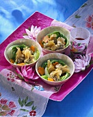 Steamed wontons with vegetables (Thailand)