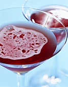 Claret Cocktail with red wine, Curacao and brandy