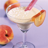 Pick-me-up smoothie with peach