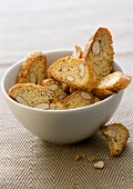 Cantuccini (almond biscuits), Tuscany, Italy