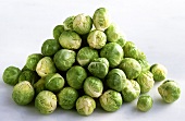 Brussels sprouts in a heap