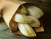 Several chicories in a paper bag