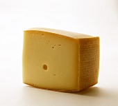 A piece of Alpine cheese