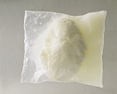 Mozzarella in a plastic bag
