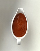 Tomato sauce in a sauce boat
