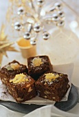 Brownies zu Weihnachten