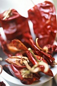 Dried chili and sweet peppers