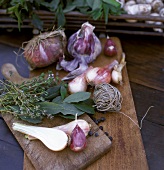 Garlic, Onions and Herbs
