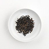 Assam tea (dry) on plate