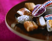Plate of assorted sweets