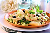 Pasta salad with tuna and vegetables