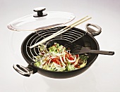 Wok with Asian vegetables