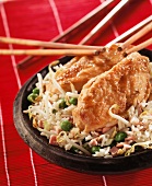 Chicken on rice (China)