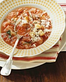 Pappa al pomodoro (tomato & bread soup with Parmesan, Italy)