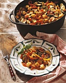 Ratatouille with potatoes