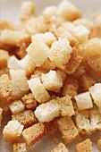 White bread croutons