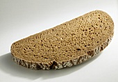 Dark rye bread, a single slice