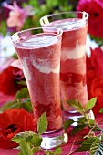 Summery raspberry drink