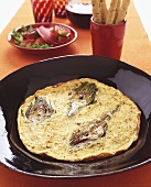 Frittata ai carciofi (Artichoke omelette, Italy)
