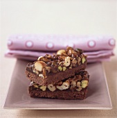 Schokoladen-Nuss-Brownies