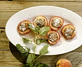 Pesche ripiene (Stuffed peaches), Sicily, Italy