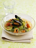 Mussel and vegetable soup